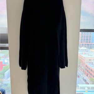 Nanushka Black Turtleneck Sweater Dress